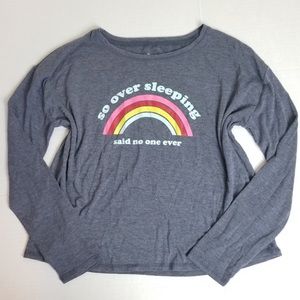 SO‎ rainbow long sleeve tee shirt
